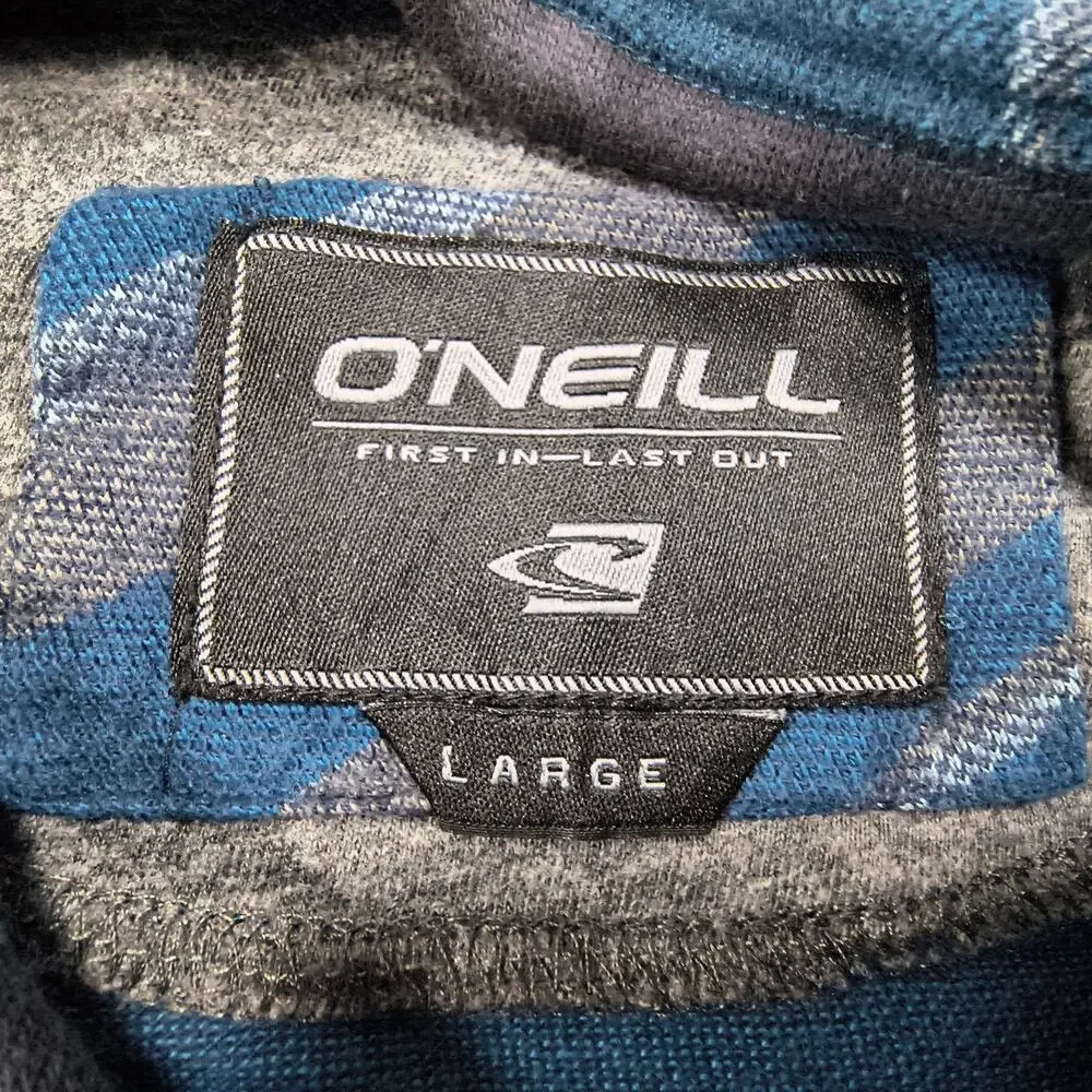 Oneill Pullover Long Sleeve Outdoor Hoodie Mens Size Large L Blue